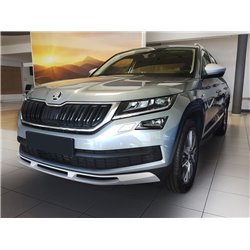 Sill covers for Skoda Kodiaq from 2016+ GRAPHITE Steel tuning