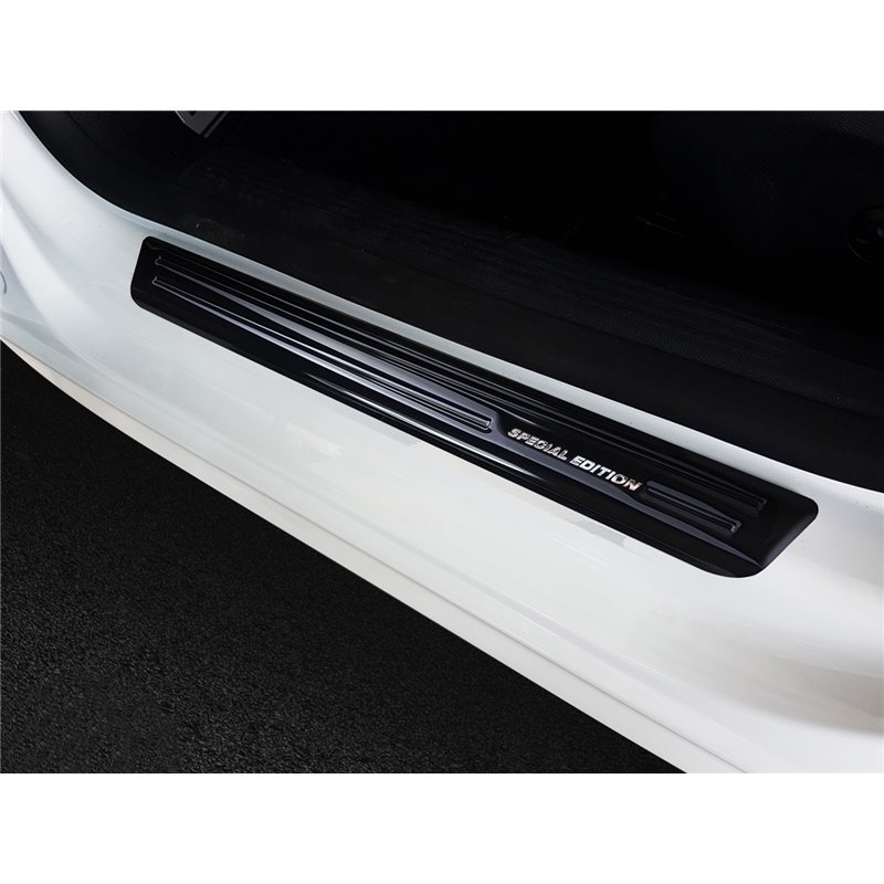 Nakładki listwy progowe Peugeot 508 2018+ CZARNY CHROM