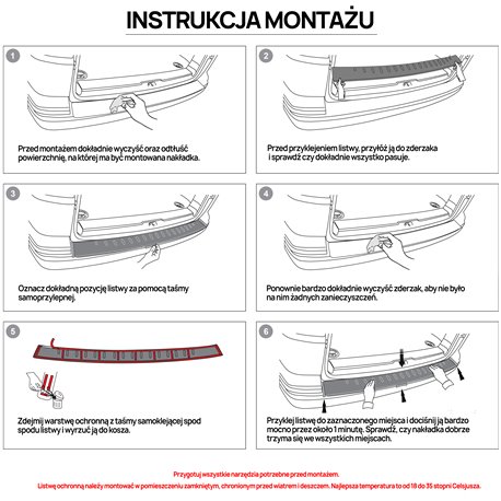 Listwa Tylnego Zderzaka Fiat Tirpo Kombi Chromemaster