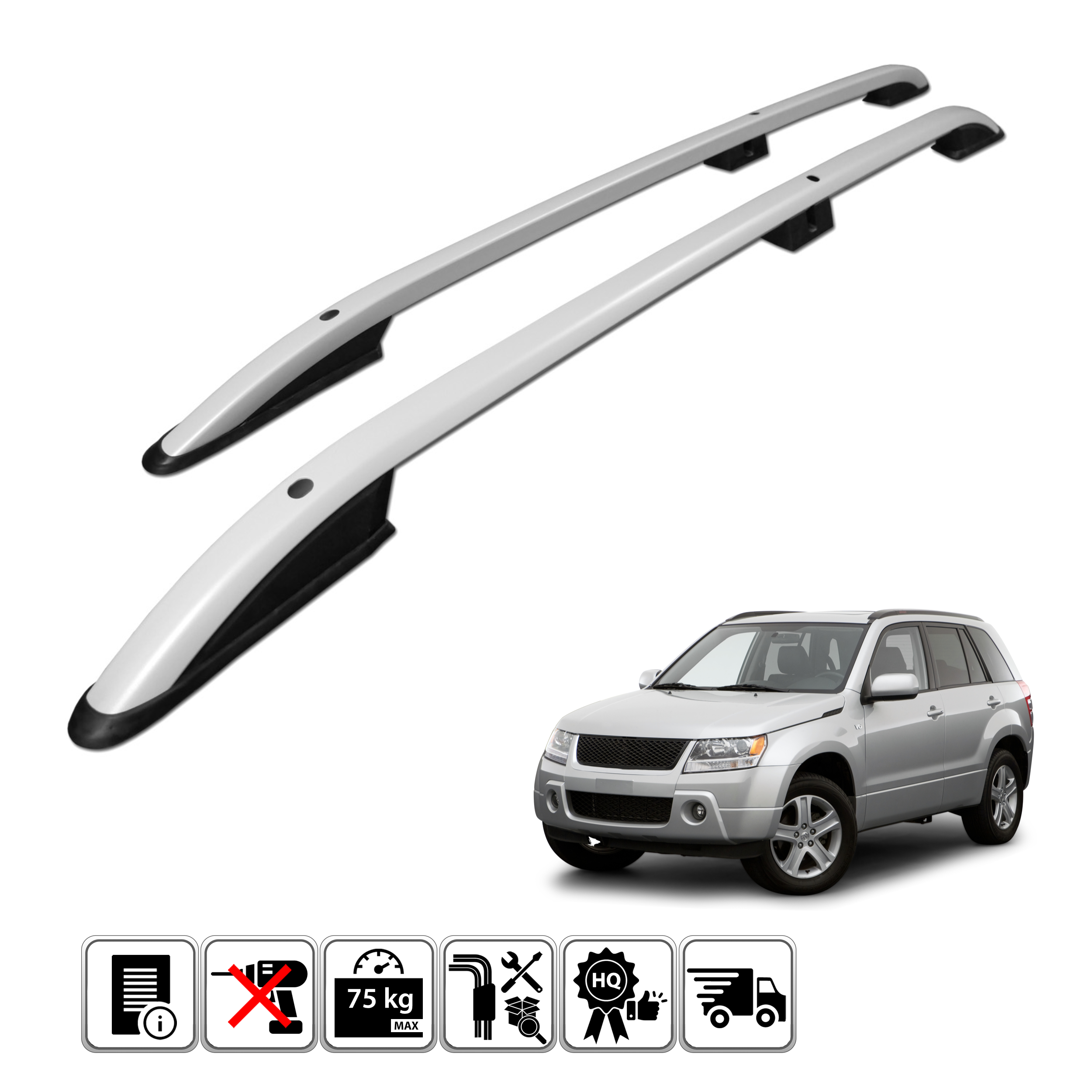 Suzuki grand vitara roof rails sale