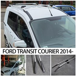 Relingi dachowe do Ford Transit Courier 2014- Srebrne