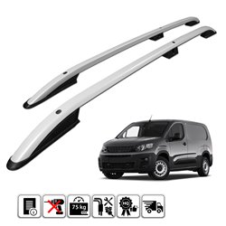 Roof rails for Toyota Proace City 2018- L1 SHORT Silver