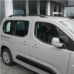 Relingi dachowe do Opel Combo 2018- L2 Długi Czarne