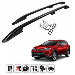 Relingi dachowe do Toyota Rav4 2013-2018 Czarne