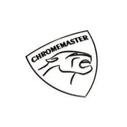 Naklejka metaliczna logo Chromemaster 50x50