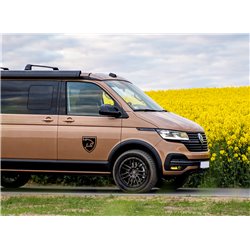 Ramki uchwytów na kubek Volkswagen T6.1 Transporter / Caravelle / Multivan 2019+ GRAFIT
