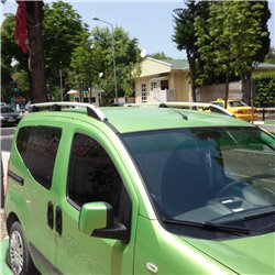 Relingi dachowe do Fiat Qubo 2008-2019 Srebrne