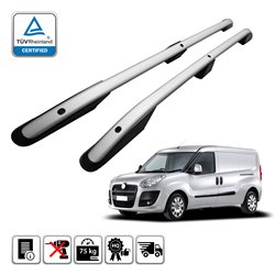 Roof Rails for Opel Combo D 2012-2018 (Short L1) Silver