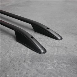 Roof rails for Ford Transit Custom V362 2012-2023 Short L1H1 Black