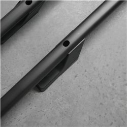 Roof rails for Ford Transit Custom V362 2012-2023 Short L1H1 Black