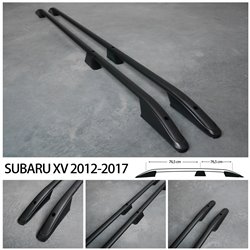 Relingi dachowe do Subaru XV 2011- Czarne