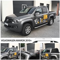 Relingi dachowe do Volkswagen VW Amarok I 2H 2010-2020 Srebrne